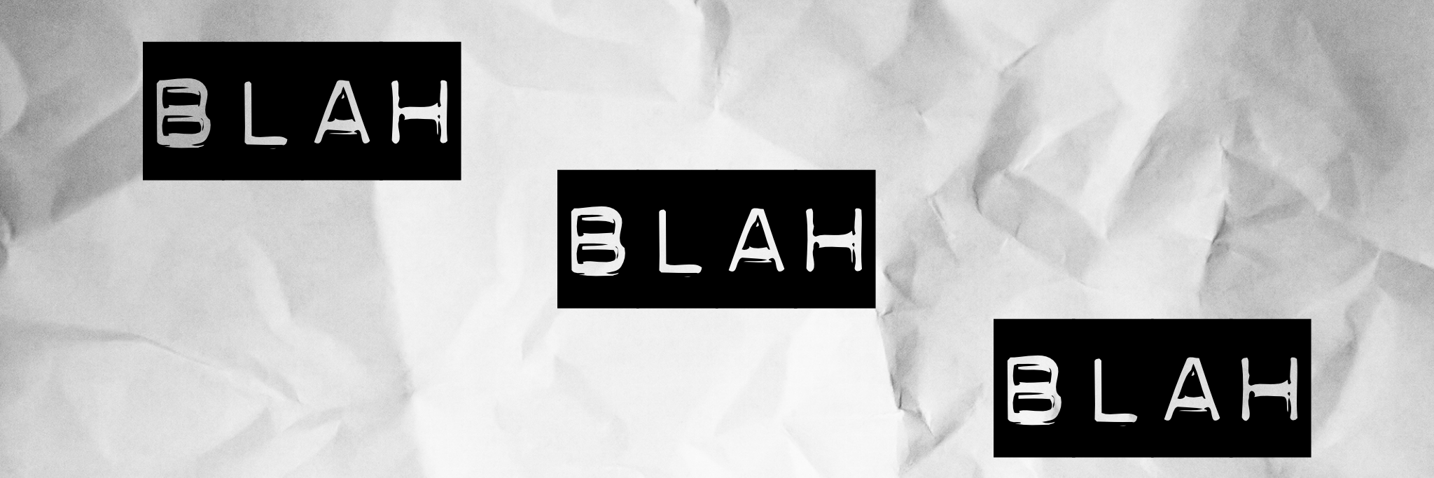 blah